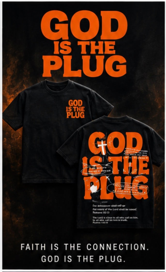 Black t-shirt with Dear Person Behind Me scripture message on the back